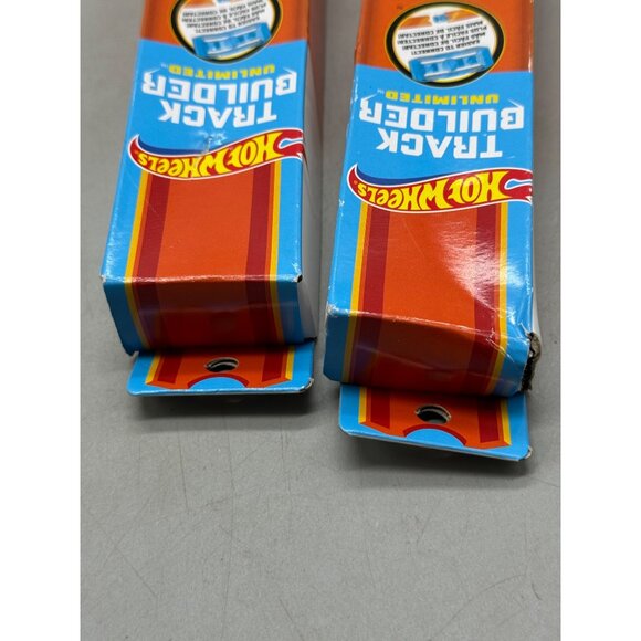 set of 2 Hot Wheels Track Builder Unlimited Straight Track Pack 90cm/3ft+ 4 Pack - Picture 7 of 7